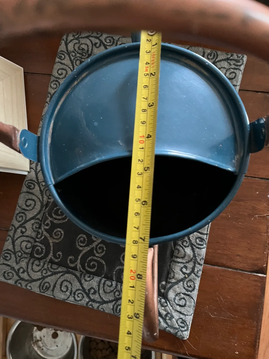 Blue Watering Can with Copper Accents image indicator(7)