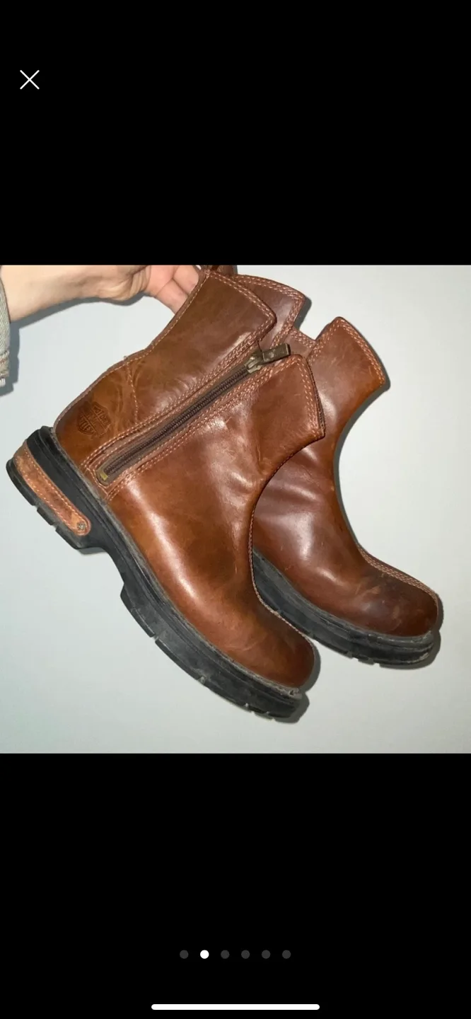 Vintage Harley Davidson boots size 9 image indicator(2)