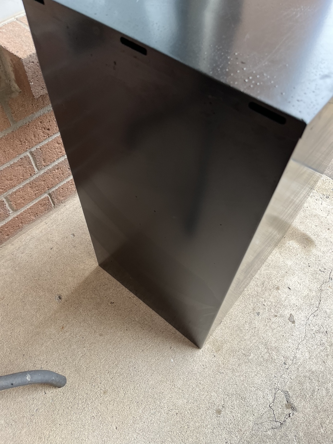 Black Metal Filing Cabinet - photo 2