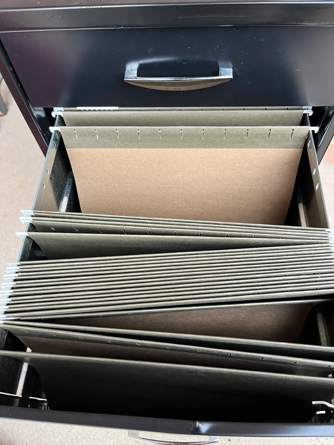 Black Metal Filing Cabinet image indicator(9)