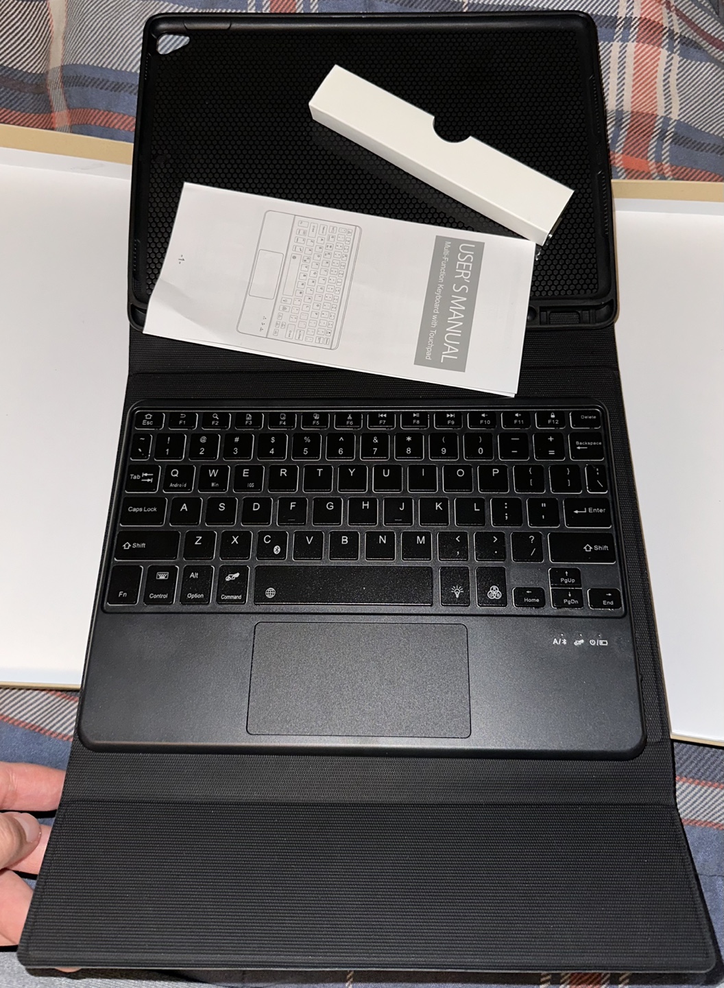 Touch Keyboard Case for iPad 9th/8th/7th Generation 10.2 inch