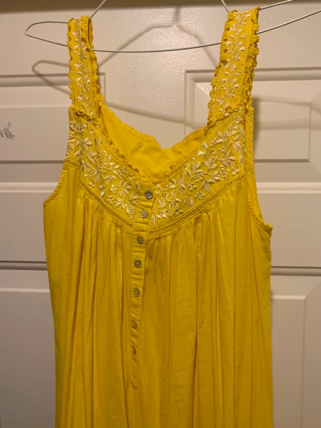 Bright yellow vintage nightgown image indicator(3)