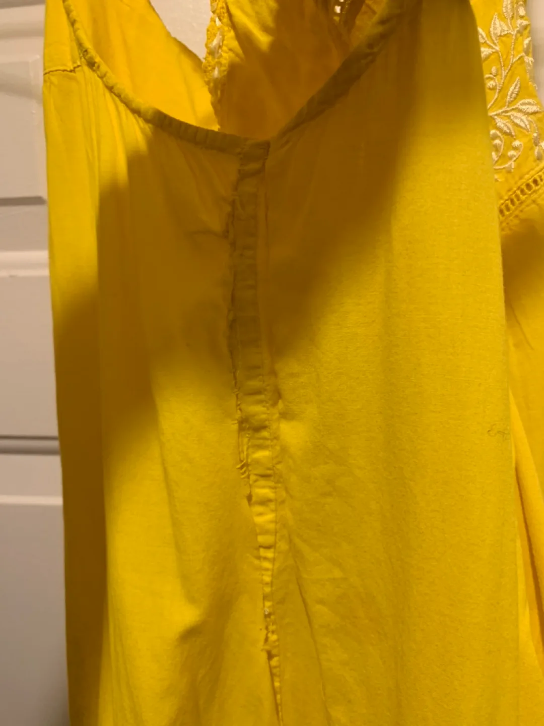 Bright yellow vintage nightgown image indicator(4)