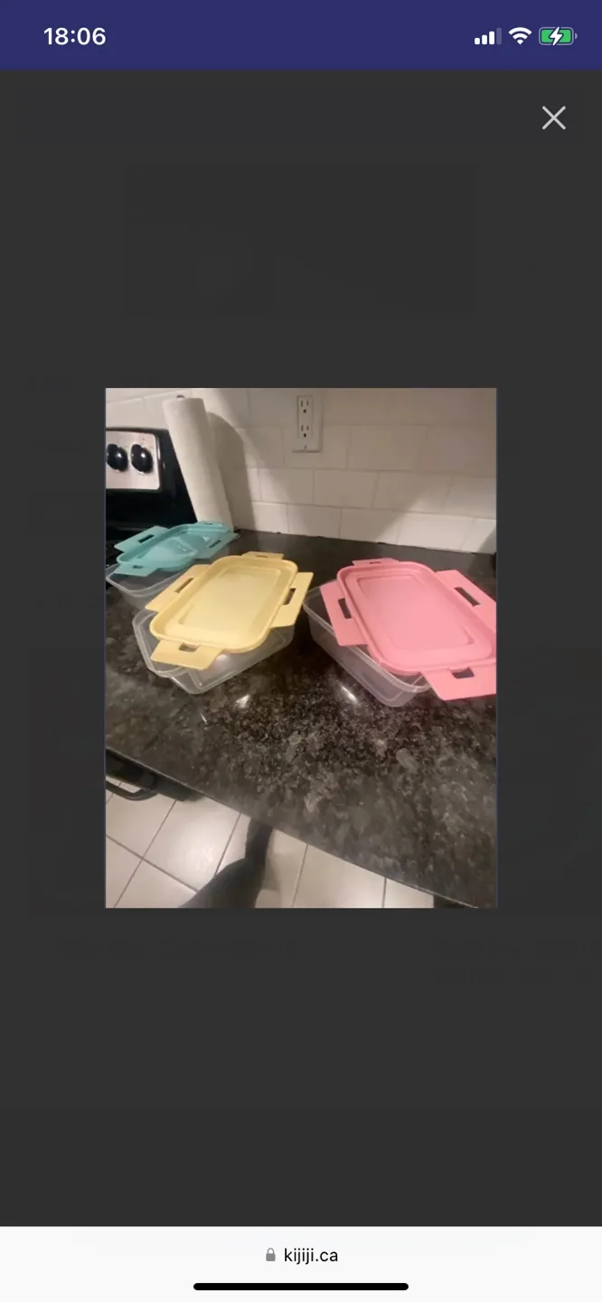 Airtight Lunch Boxes Brand New thumbnail