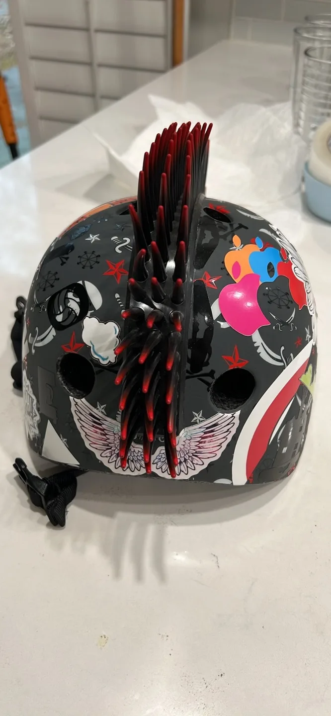 Kids Bike Helmet with MoHawk image indicator(3)