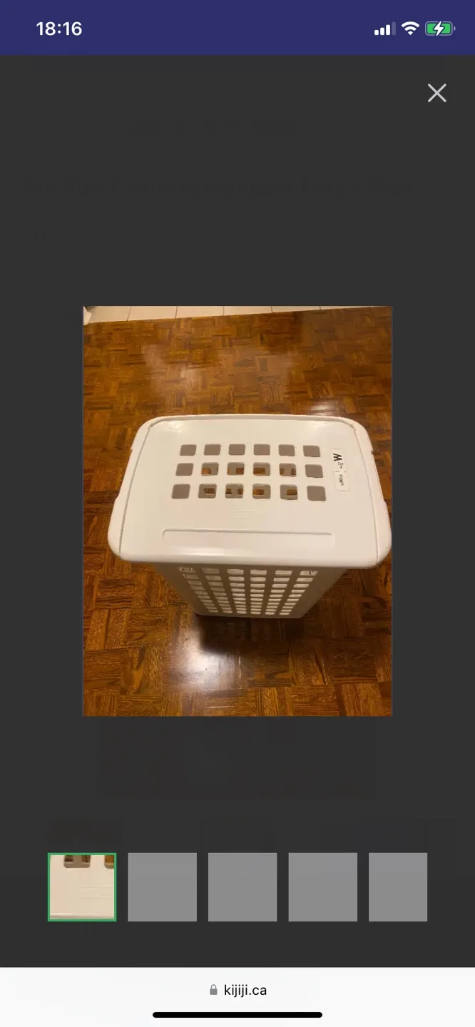 Sterlite Laundry Hamper Large Sizes thumbnail