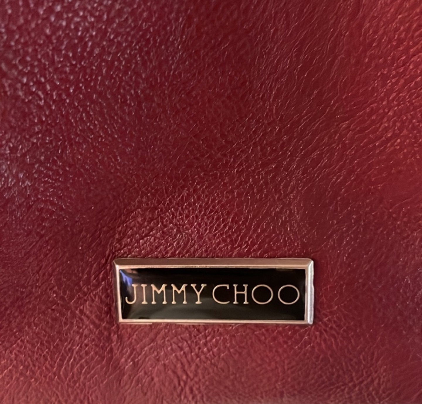 Vintage Jimmy Choo Red Leather Tote Bag - photo 4