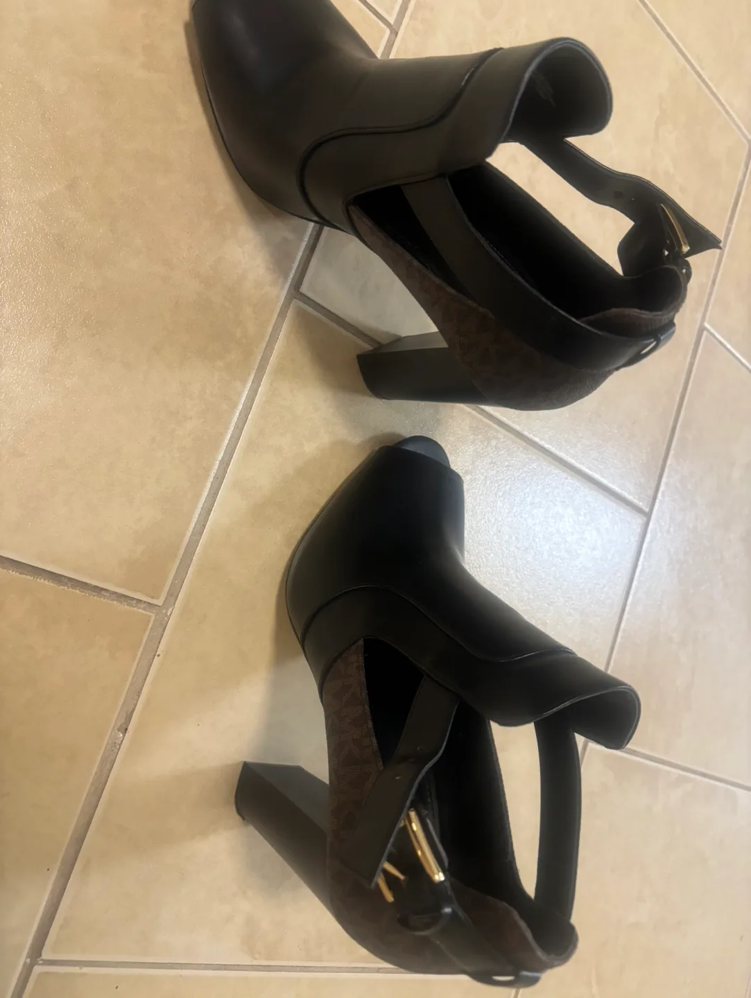 Michael Kors Black Booties image indicator(3)