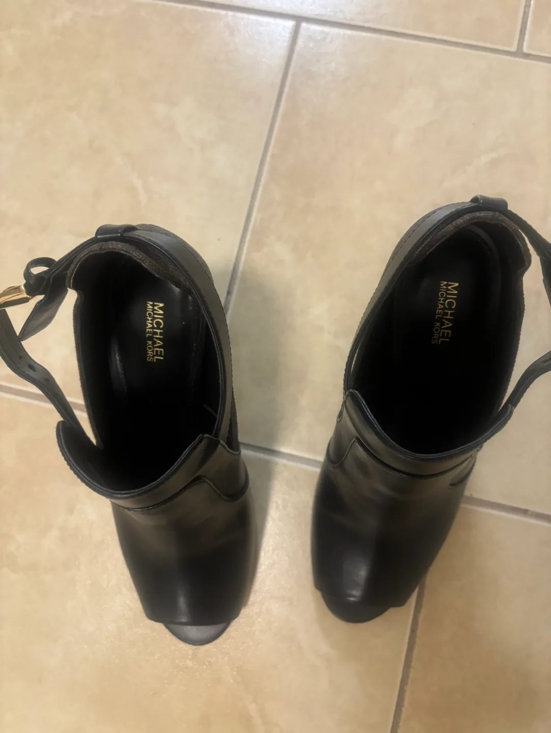 Michael Kors Black Booties image indicator(2)