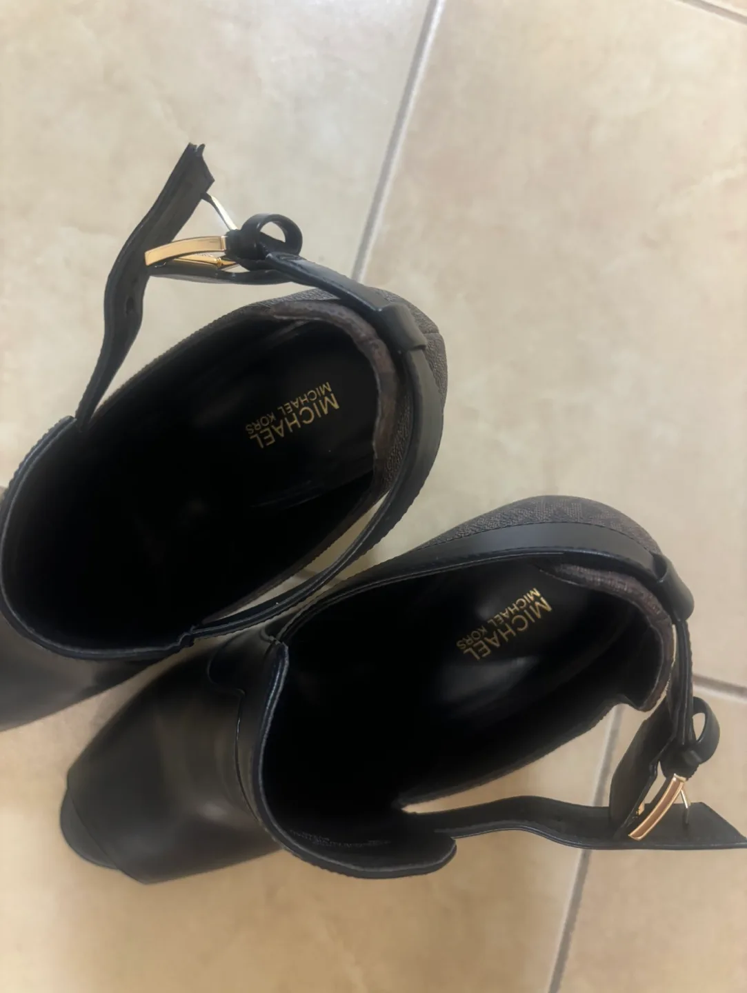 Michael Kors Black Booties image indicator(4)