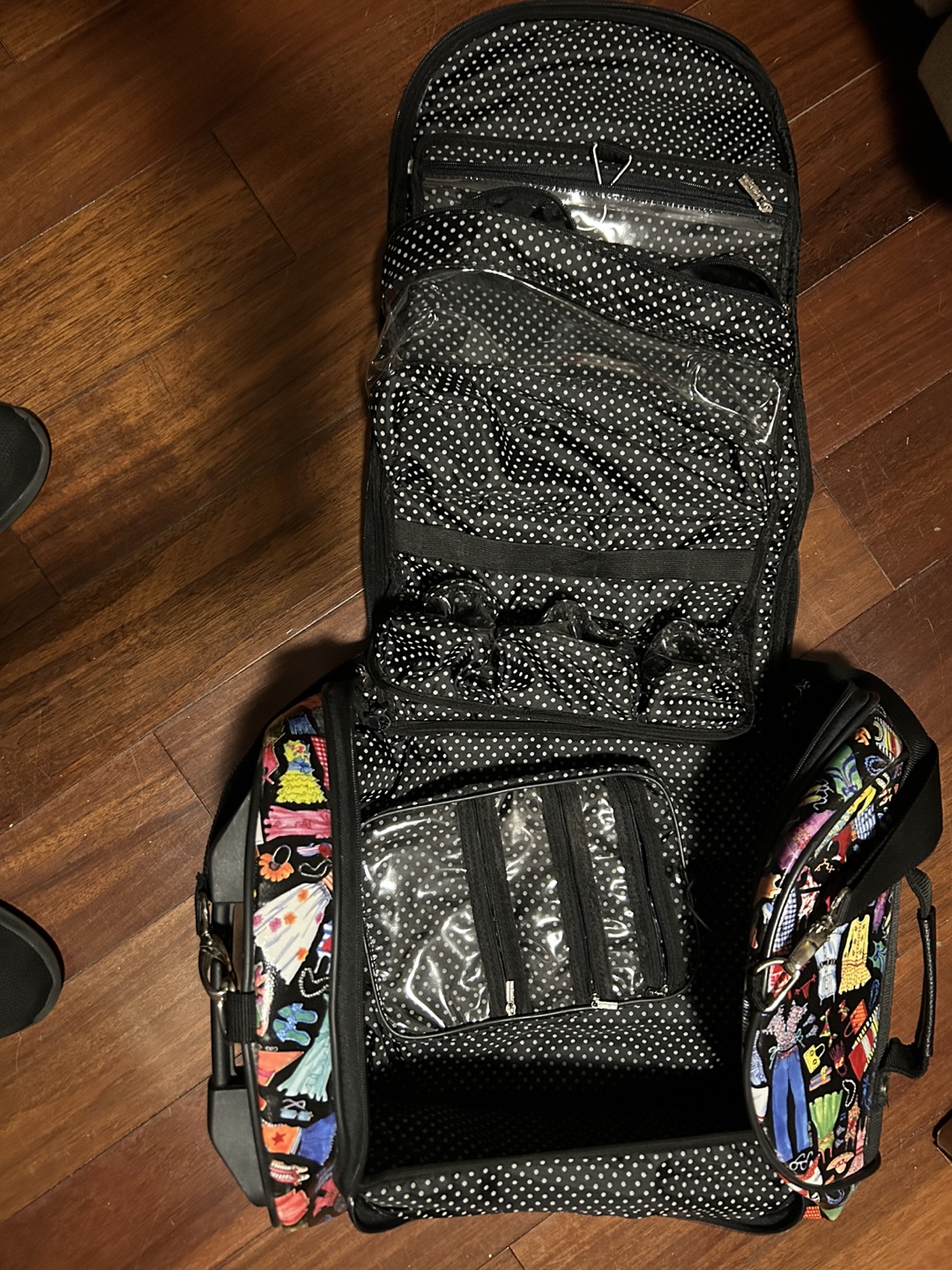 Rolling Luggage Bag with Multiple Pockets - photo 3