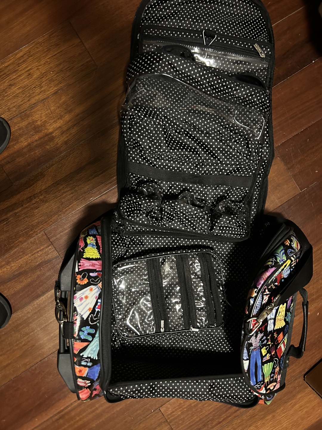 Rolling Luggage Bag with Multiple Pockets - photo 2
