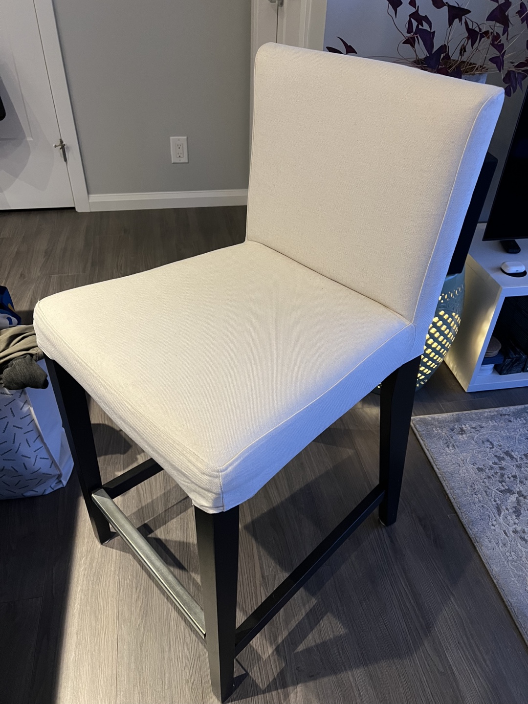IKEA White Bar Stool - Set of 2