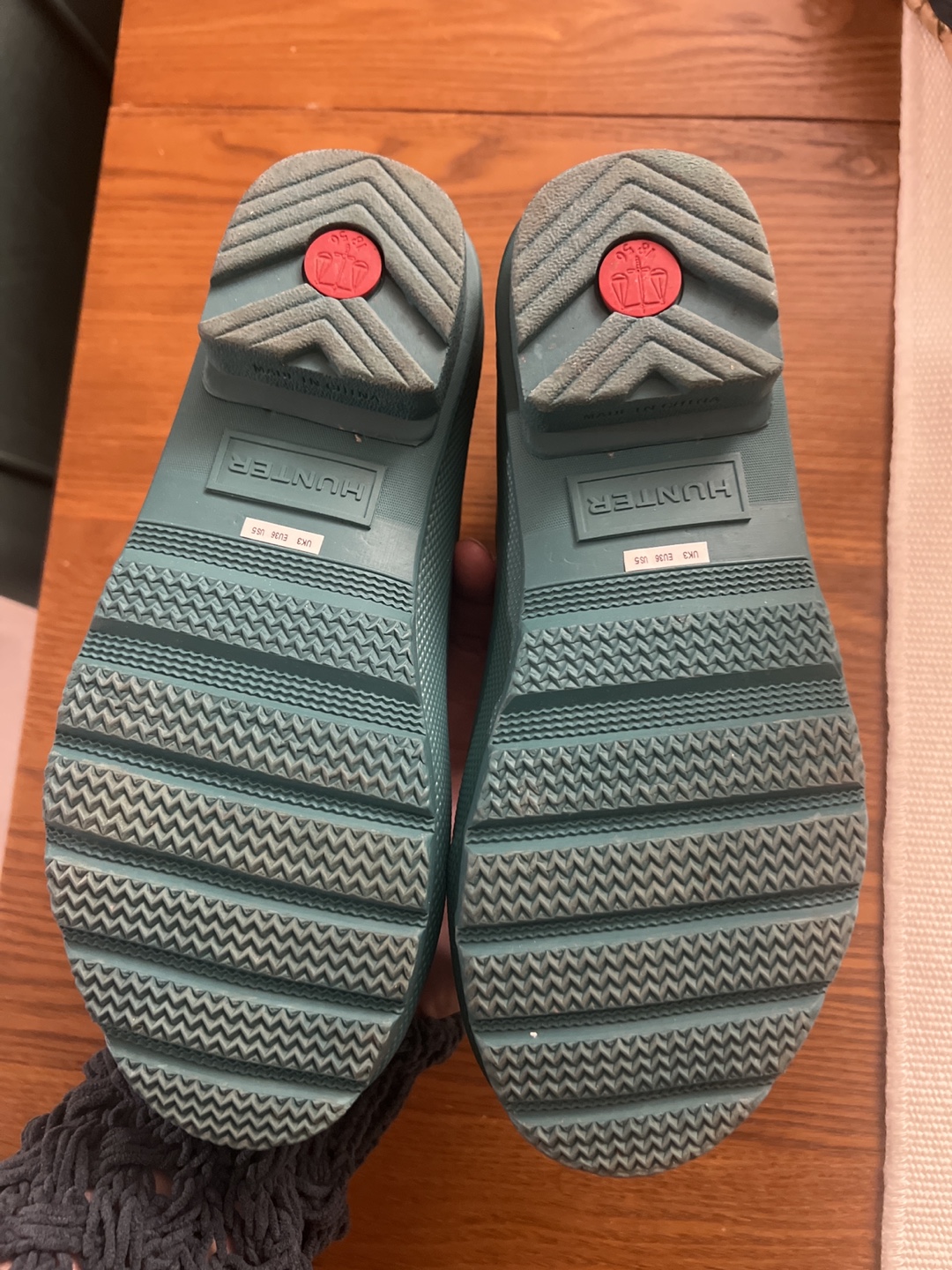 Hunter Chelsea Boots Green - photo 4