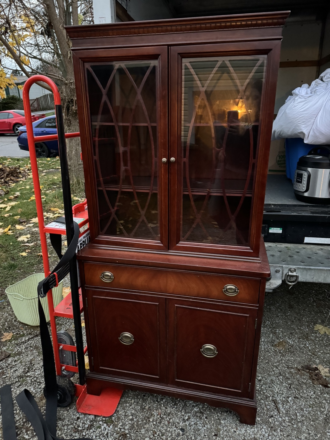 Wooden China Cabinet