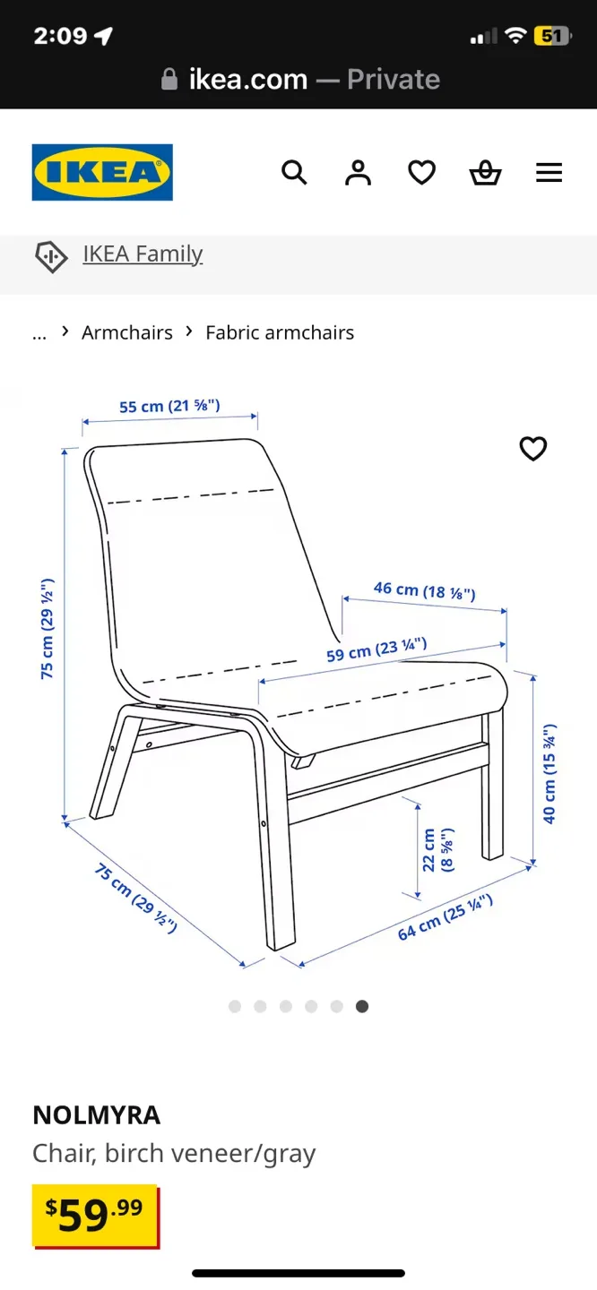 2 IKEA NOLMYRA Chairs image indicator(4)