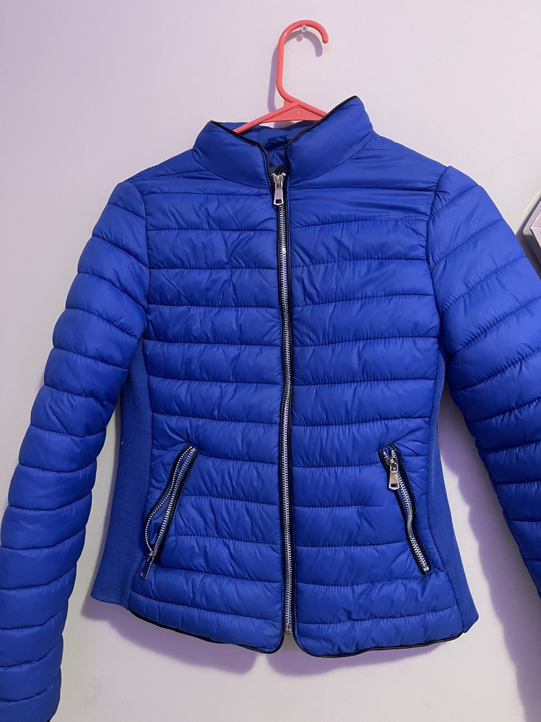 Blue Puffer Jacket #freecycle