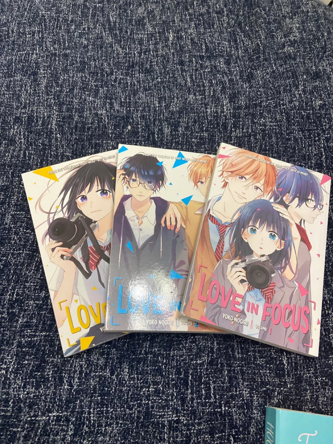 New-Love in Focus Manga Volumes 1, 2, and 3 image indicator(3)