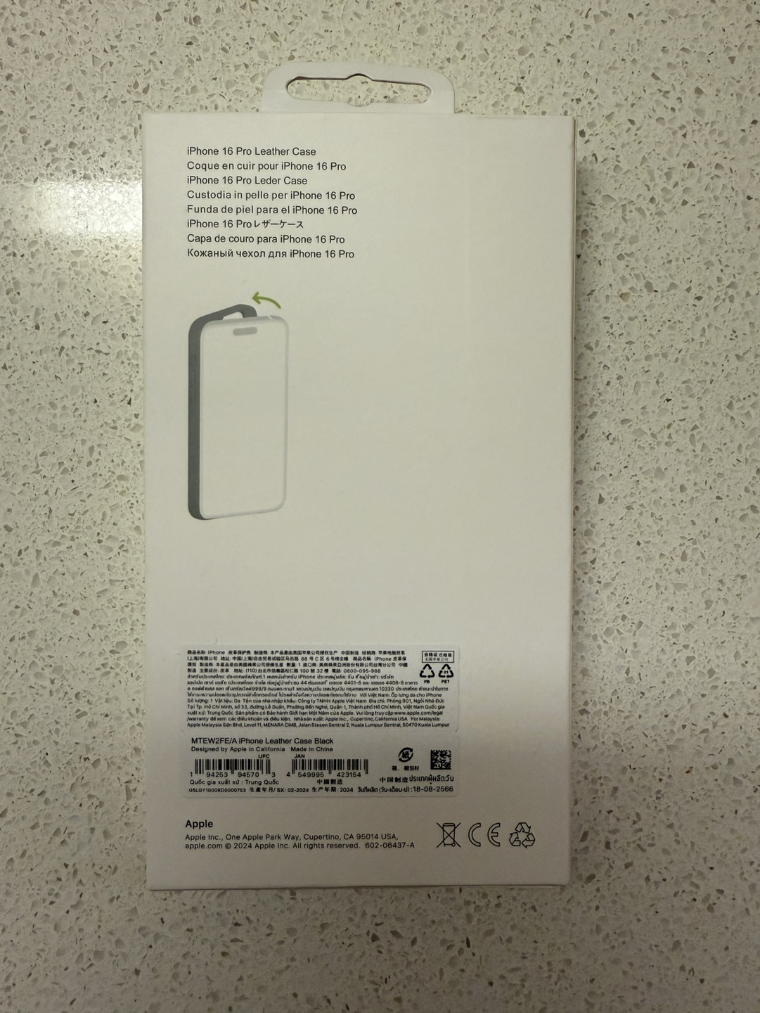 Apple iPhone 16 Pro Leather Case - photo 2