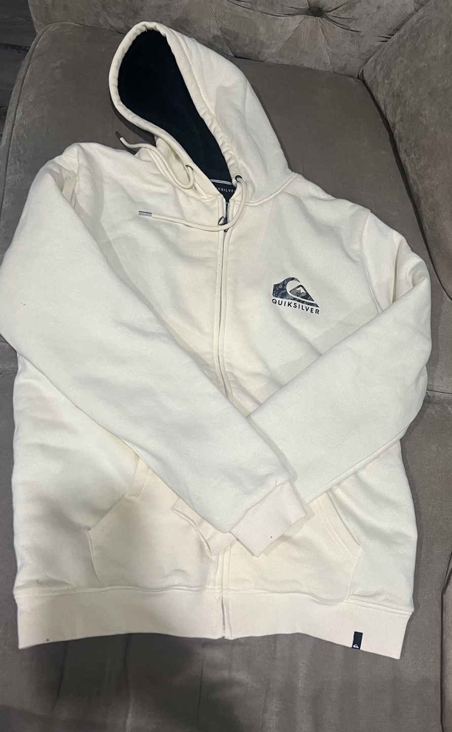 Quiksilver Mens Zip Up Hoodie #Freecycle