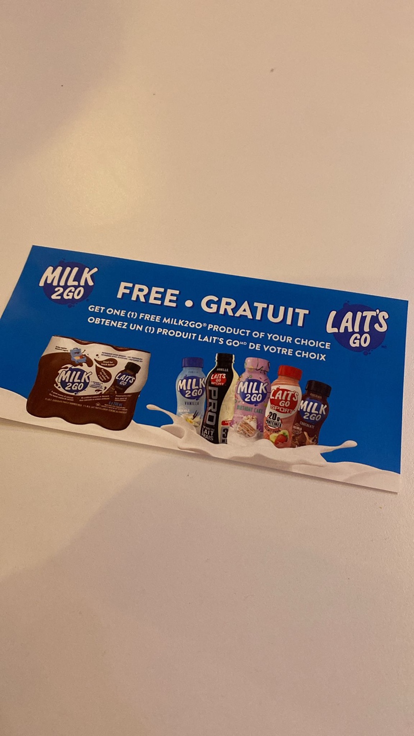 #freecycle Free Milk2GO Product Coupon