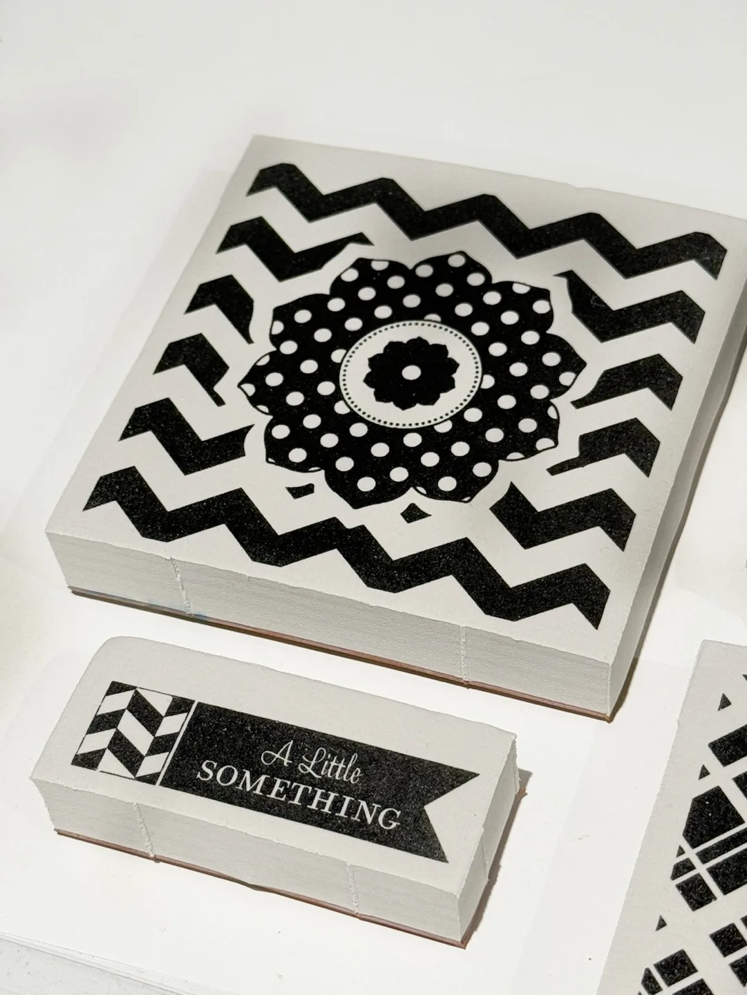 Rubber and clear stamps with unopened Stampology Ink Pad image indicator(2)