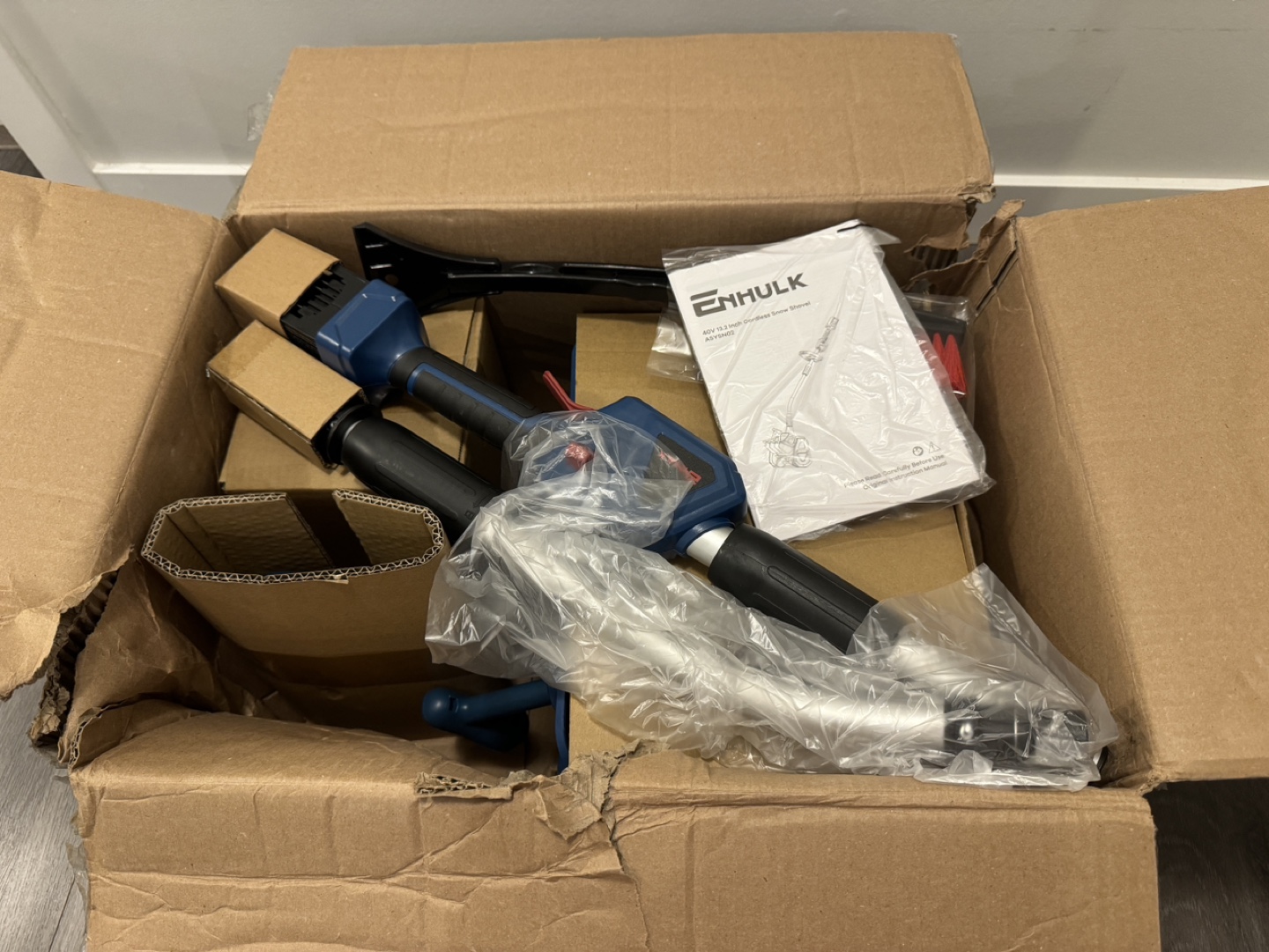 New Enhulk 40V 13.2inch cordless snow shovel - photo 5