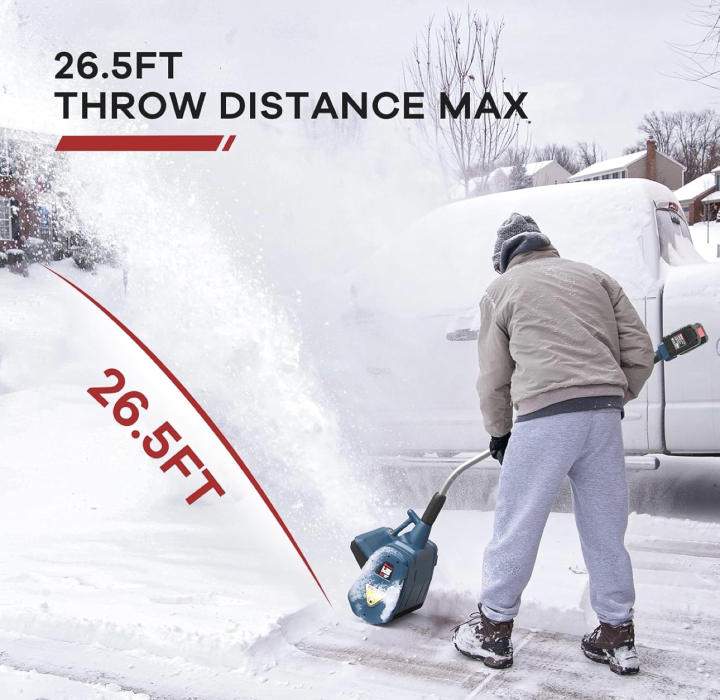 New Enhulk 40V 13.2inch cordless snow shovel - photo 2