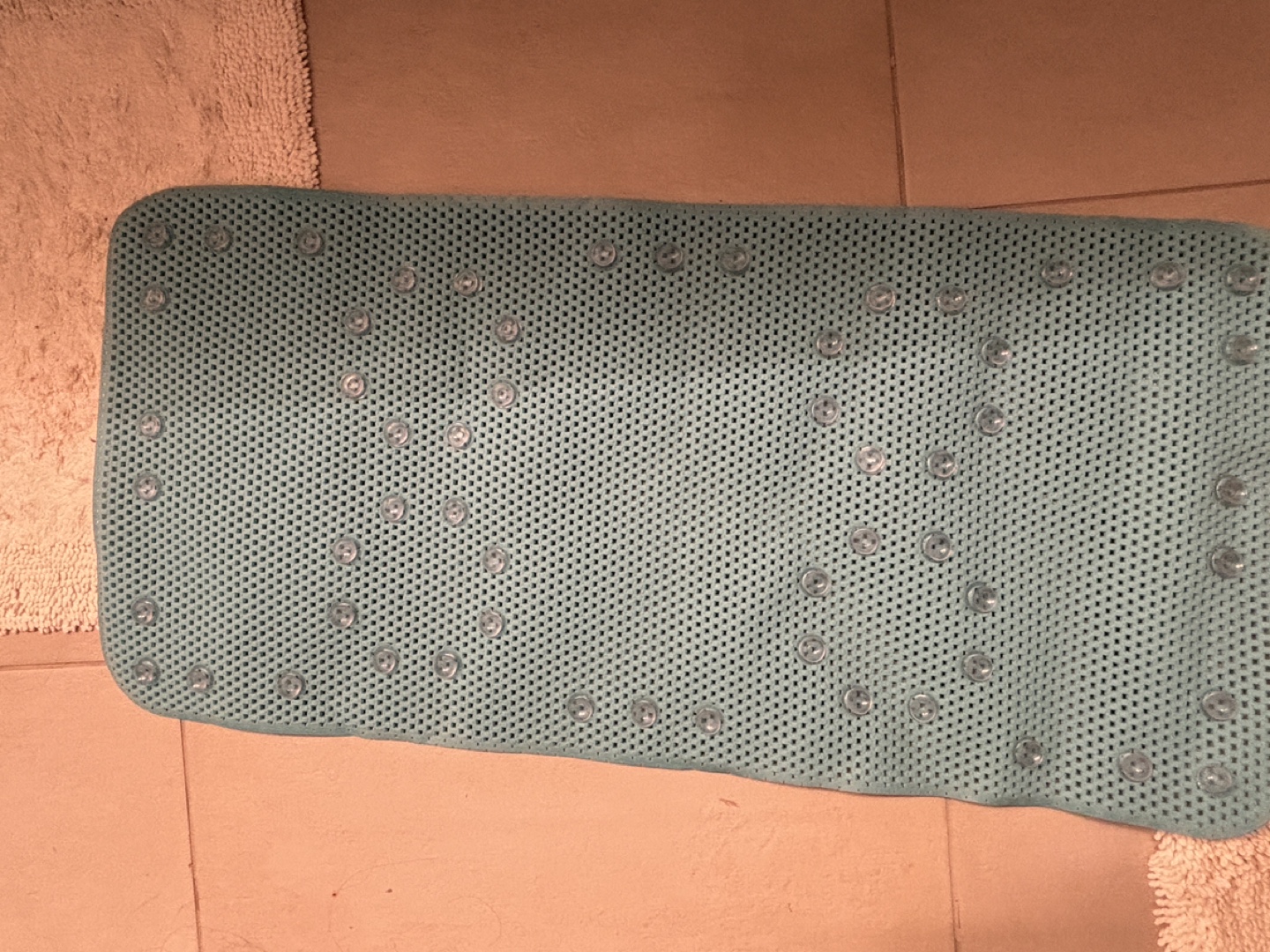 Bath Mat with Suction Cups - used one time - photo 2