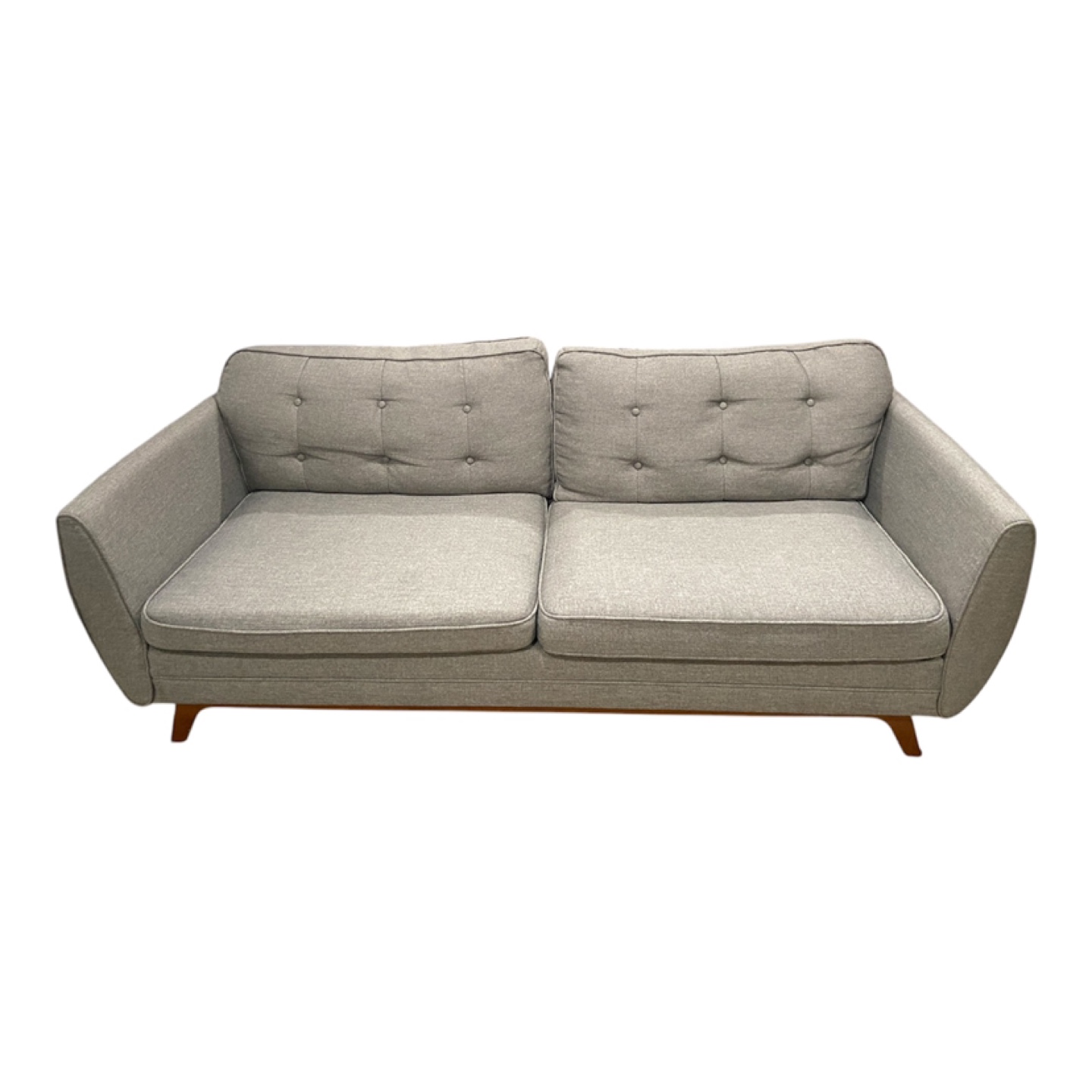 Grey Modern 2-Seater Sofa