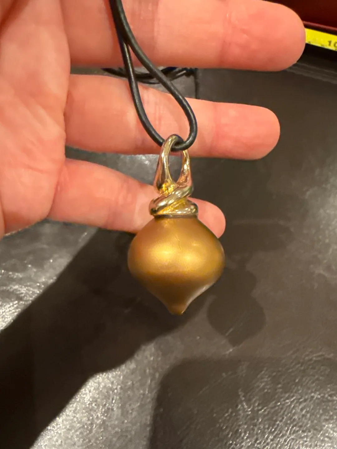 Gold Tone Necklace and Earring Set image indicator(3)