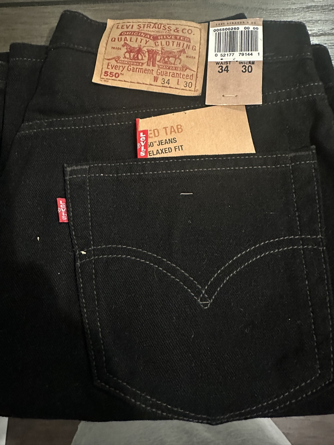 Levi's 550 Relaxed Fit Jeans - 34x30