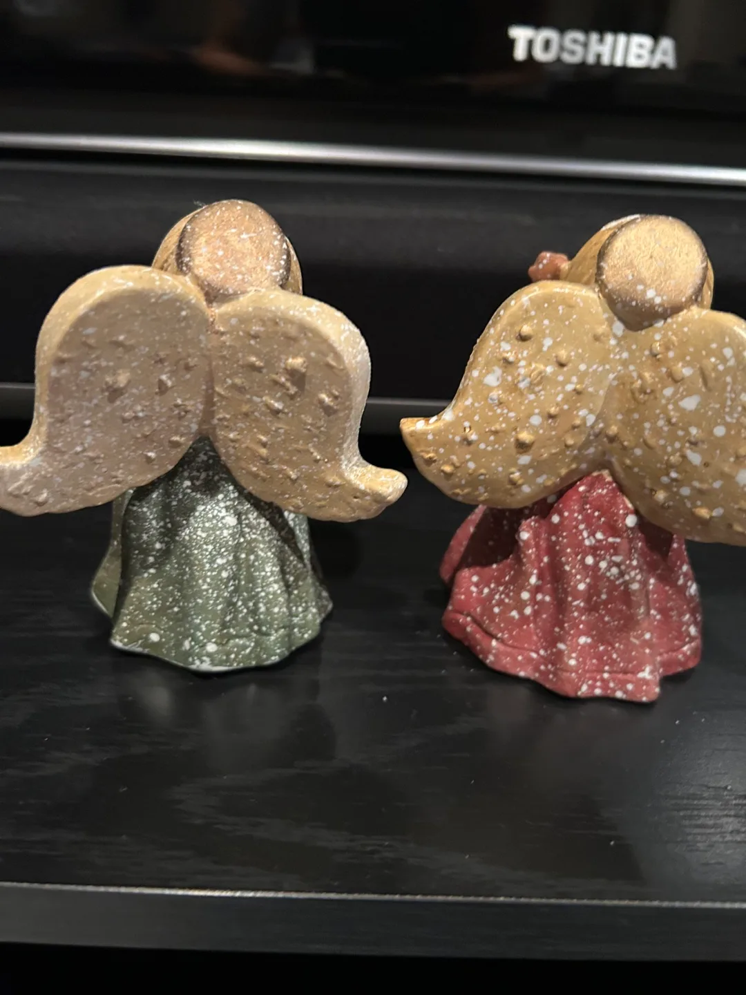 Set of Two Christmas Angel Figurines image indicator(2)