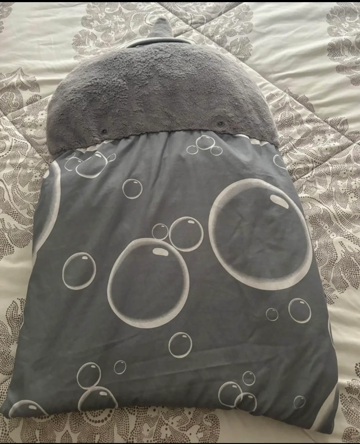 Happy Nappers sleeping bag grey shark image indicator(3)