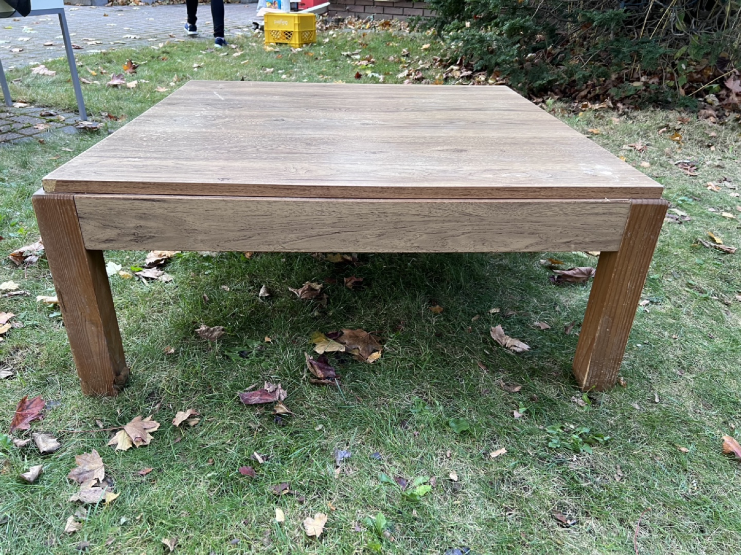 Square Wooden Coffee Table #freecycle