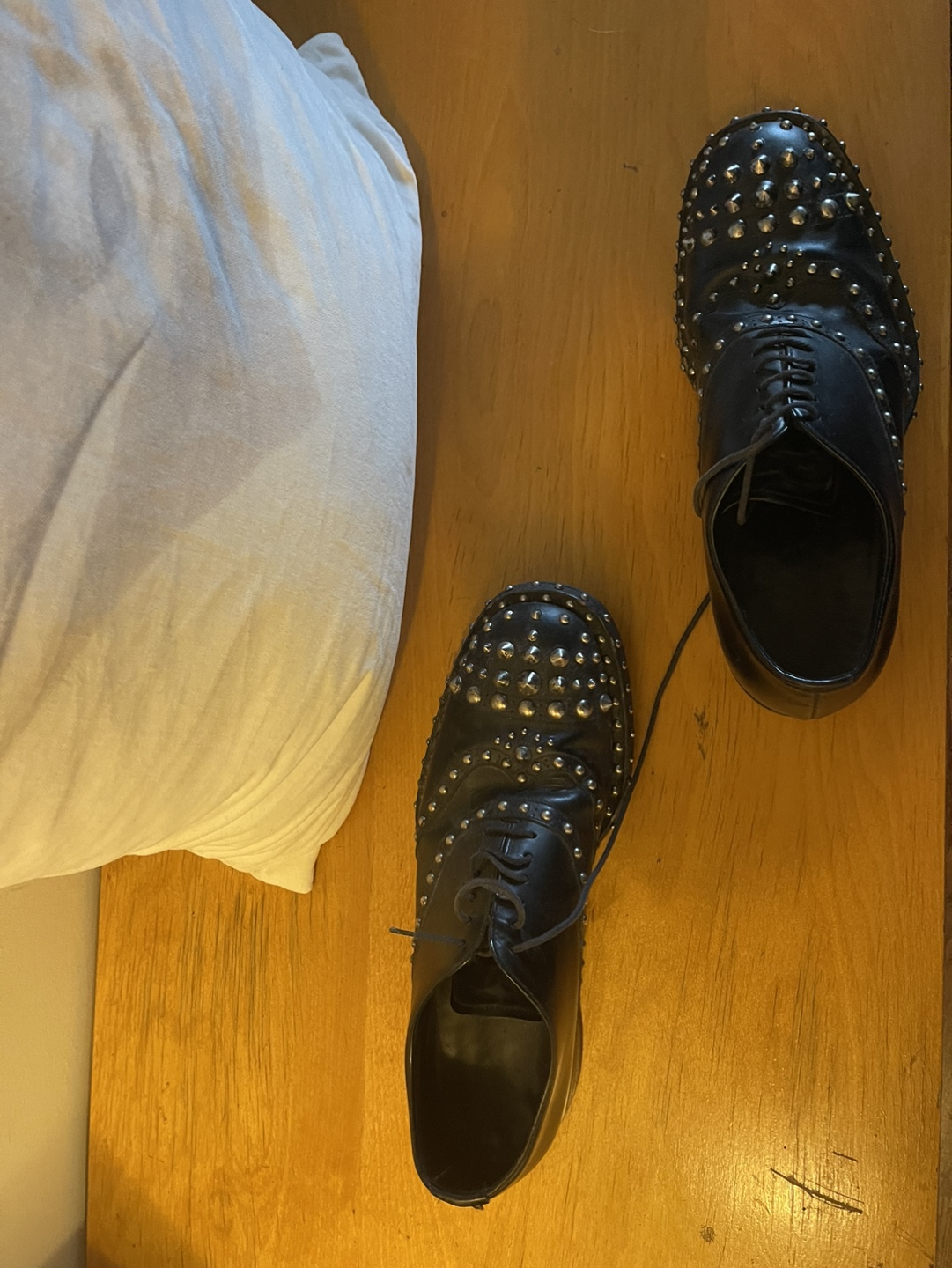 Prada Studded Oxfords