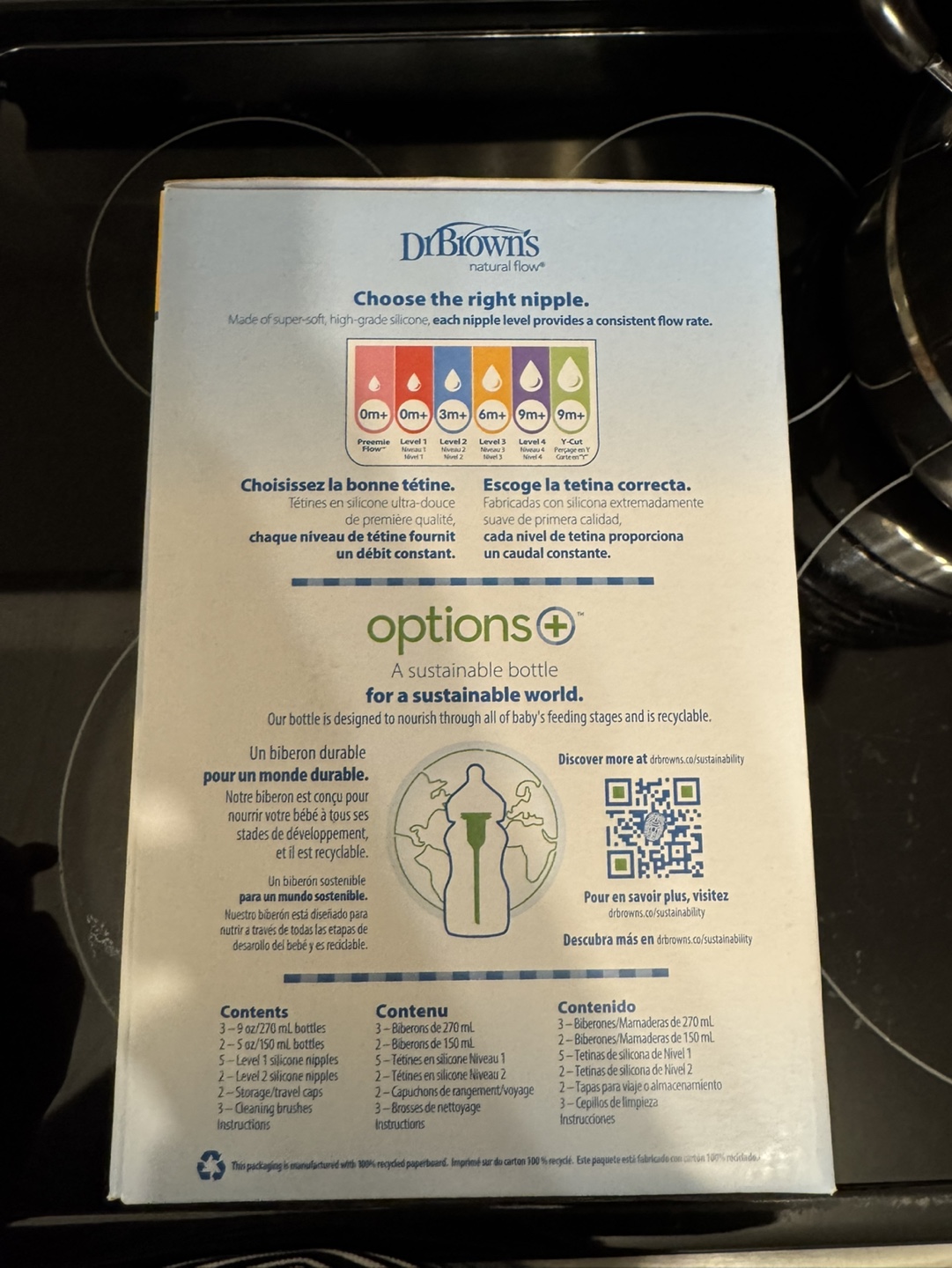 Dr. Brown's Options+ Anti-Colic Bottles - 4-Pack - photo 3