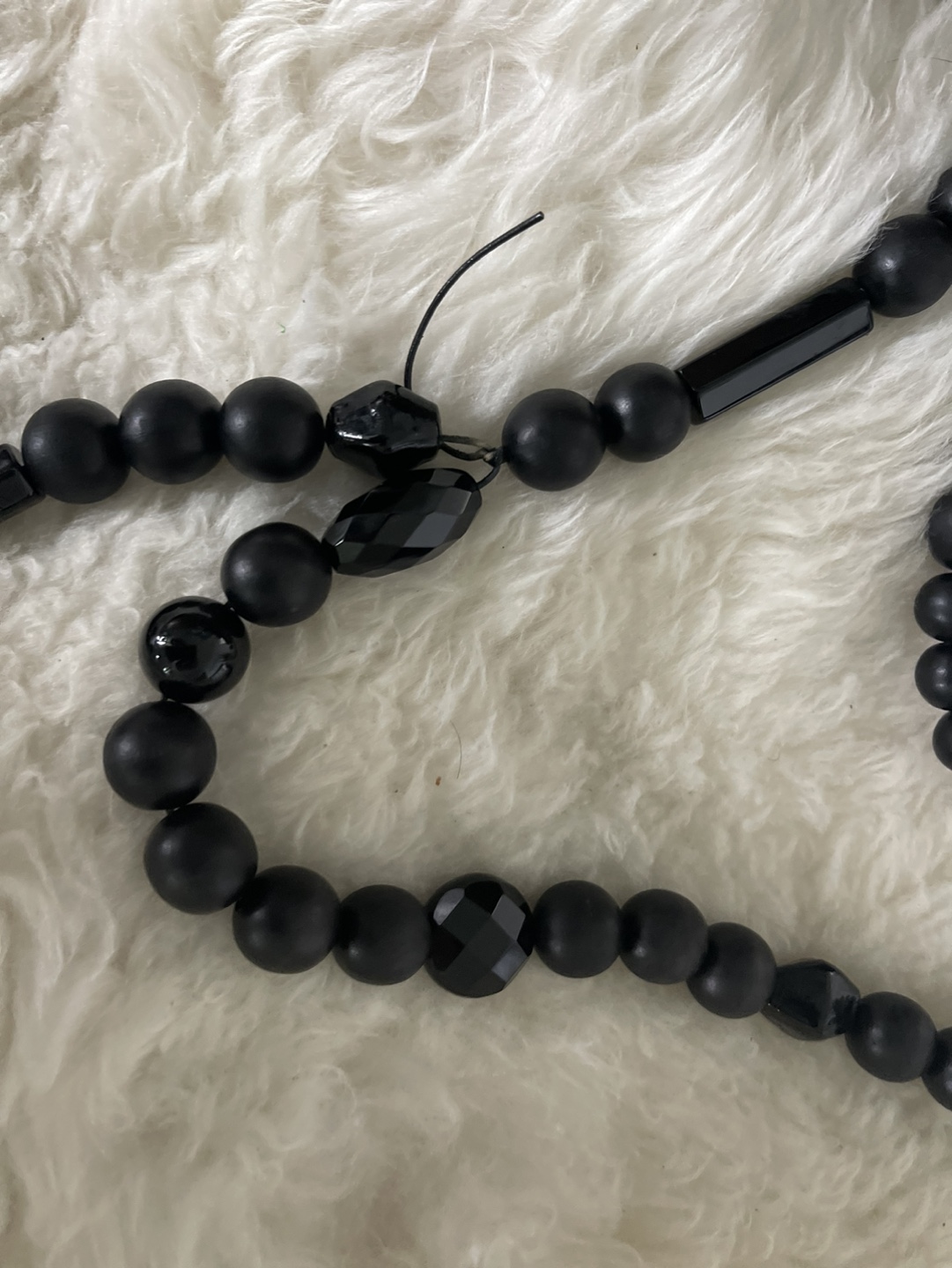 Black Onyx Cross Necklace - photo 3