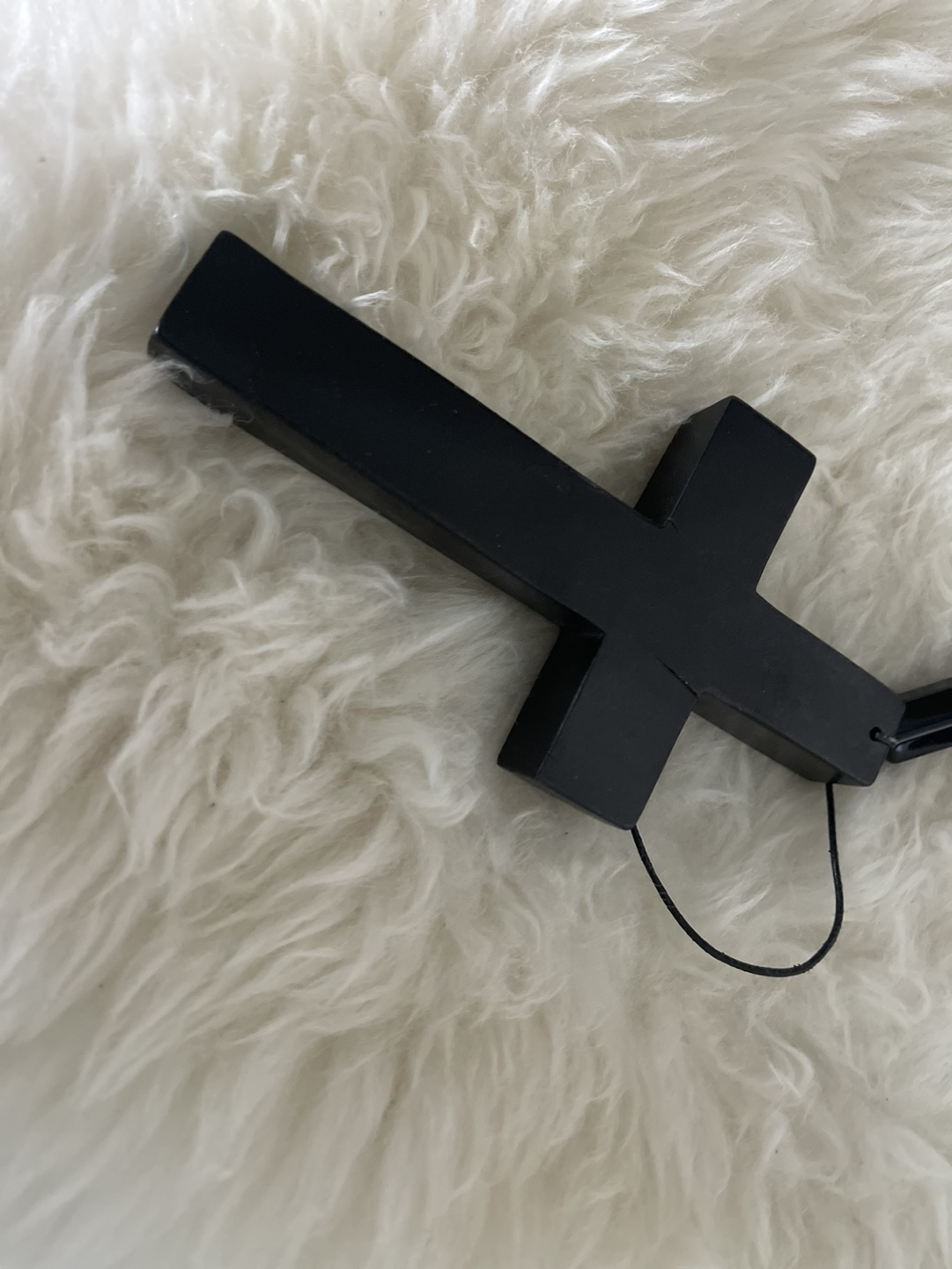 Black Onyx Cross Necklace - photo 2