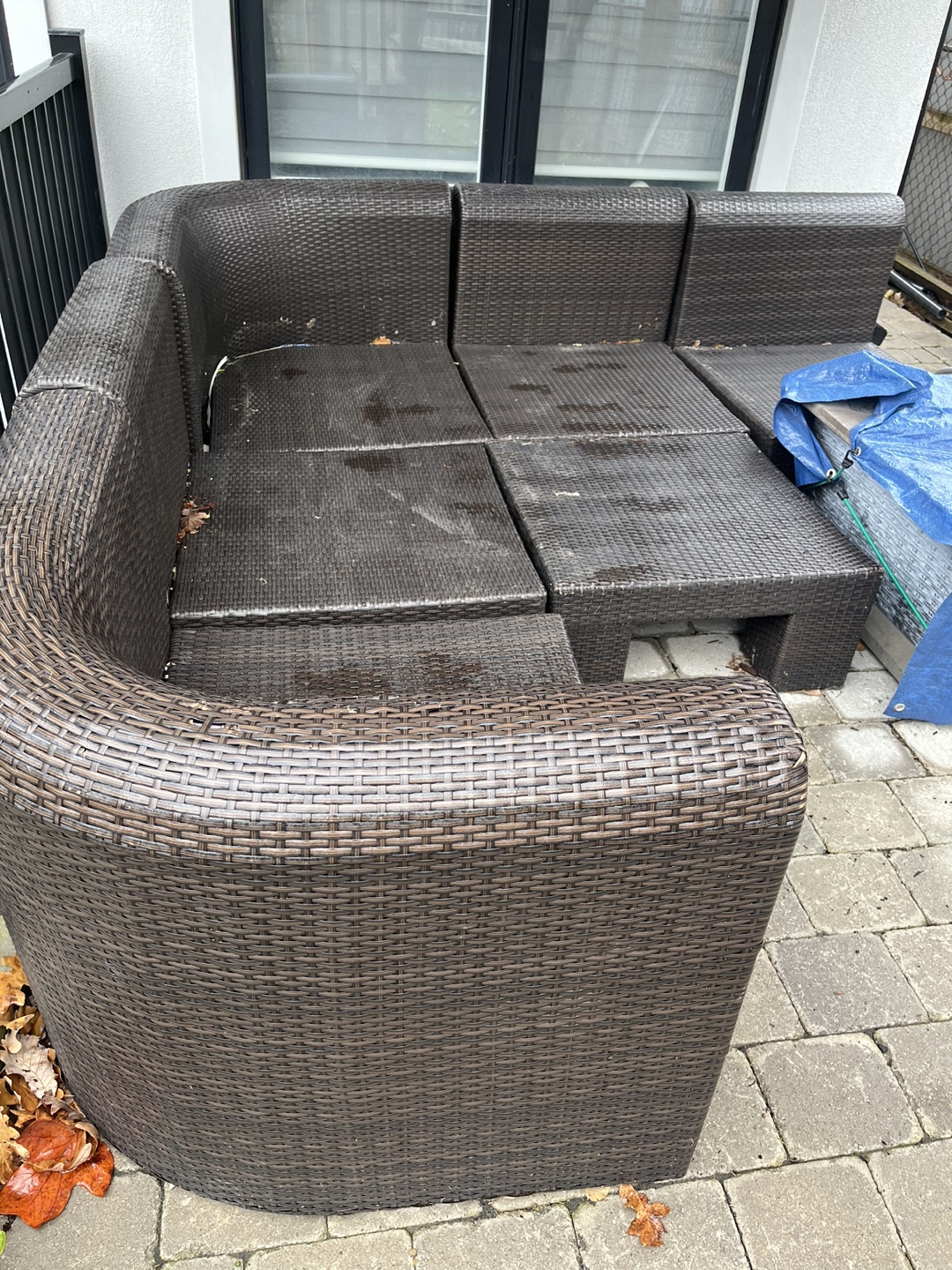 Wicker Patio Sectional