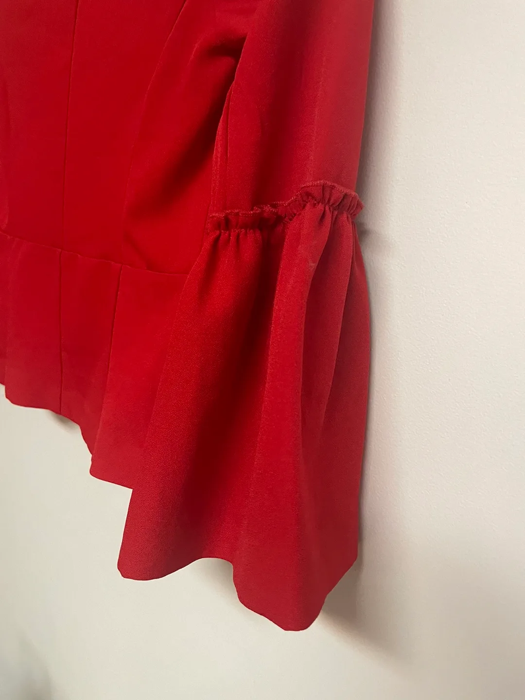 Red Bell Sleeve Blazer Jacket ‼️last price ‼️ image indicator(3)