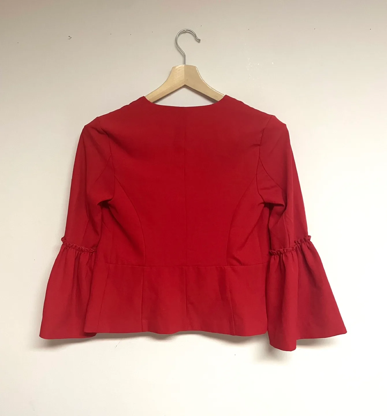 Red Bell Sleeve Blazer Jacket ‼️last price ‼️ image indicator(2)