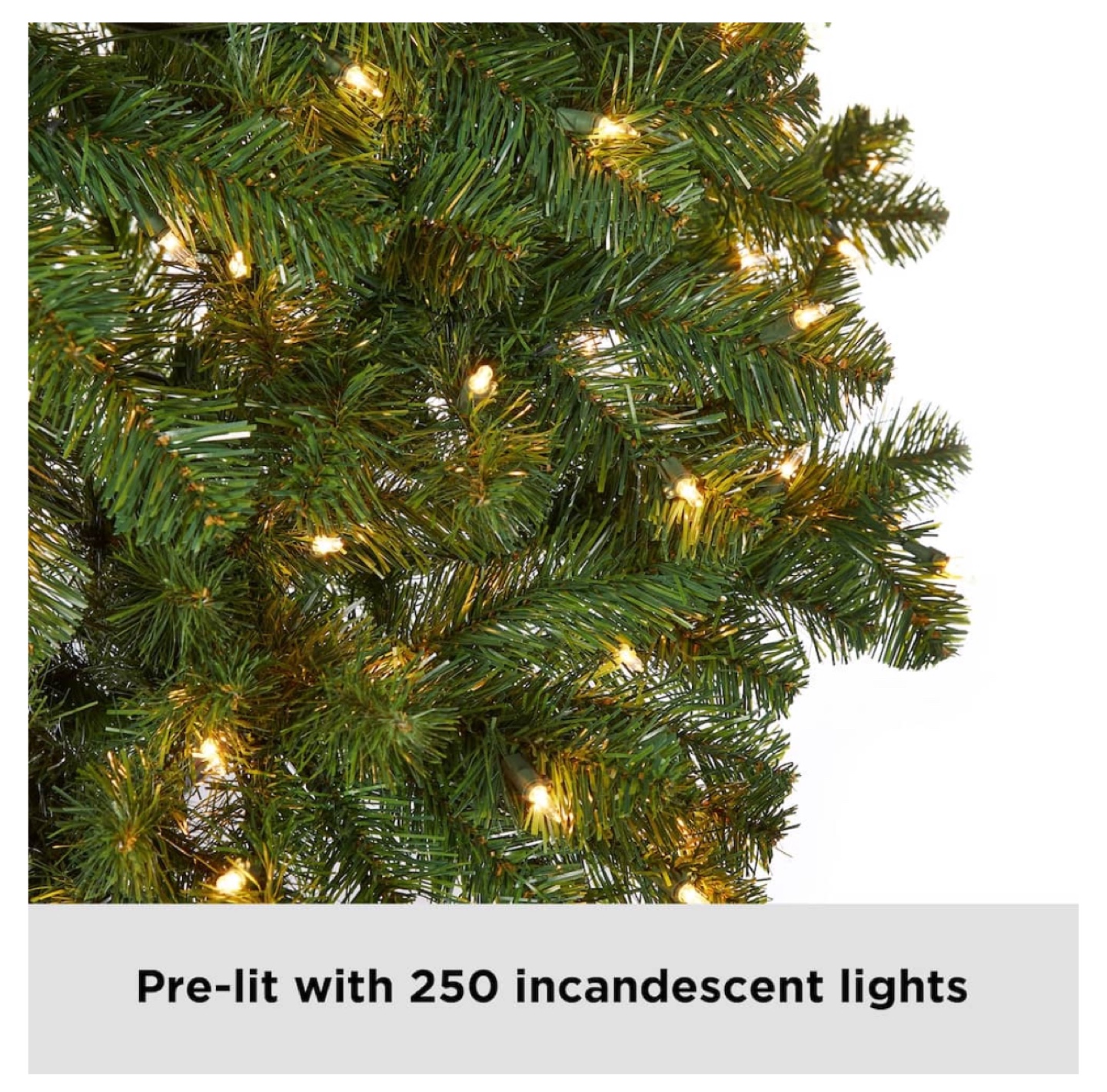 6.5 ft Pre-Lit Artificial Christmas Tree - photo 4