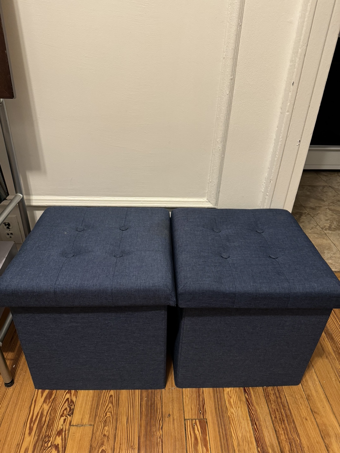 Set of 2 Storage Ottomans - photo 3