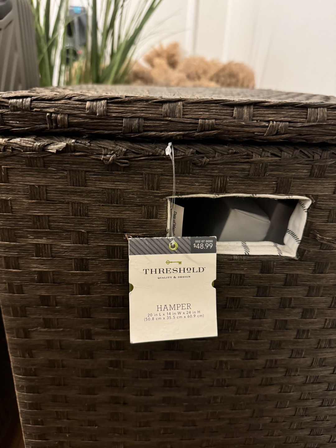Threshold Wicker Hamper - photo 3