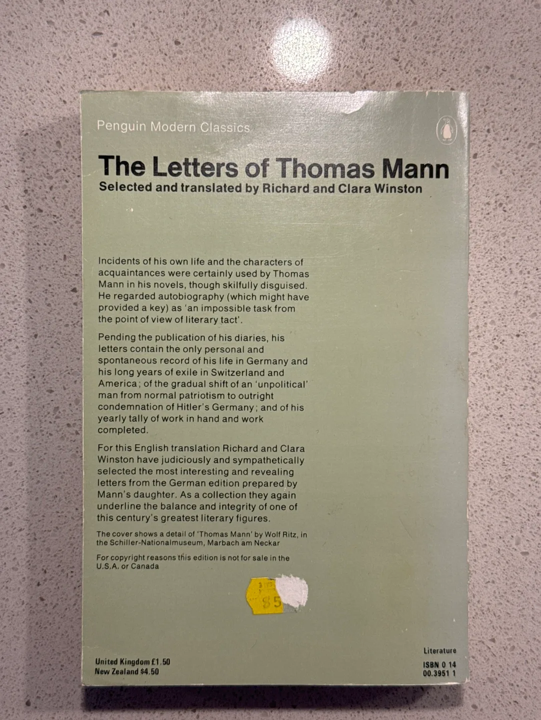 The Letters of Thomas Mann - Penguin Modern Classics image indicator(2)
