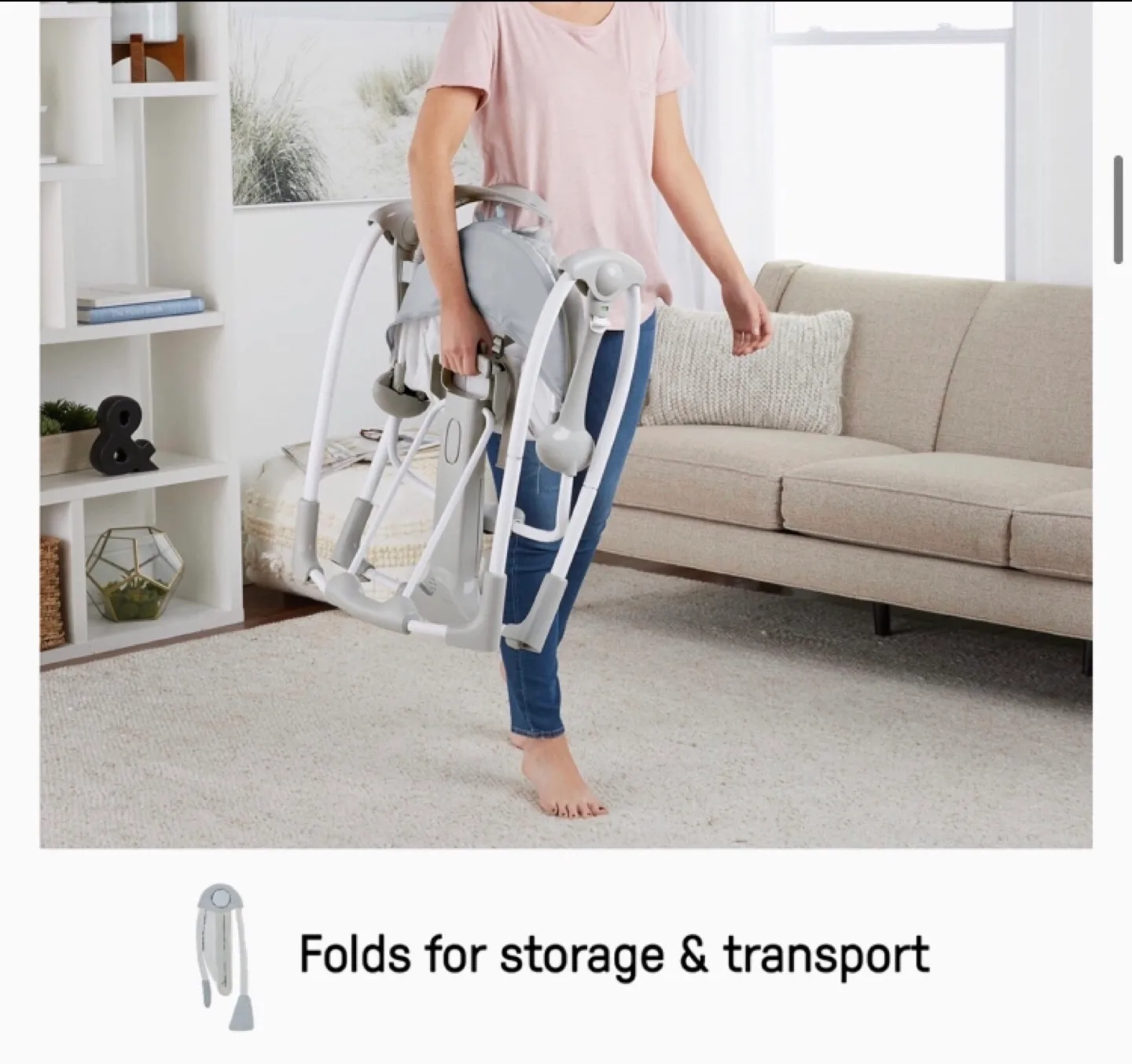 Ingenuity Portable baby Swing image indicator(5)