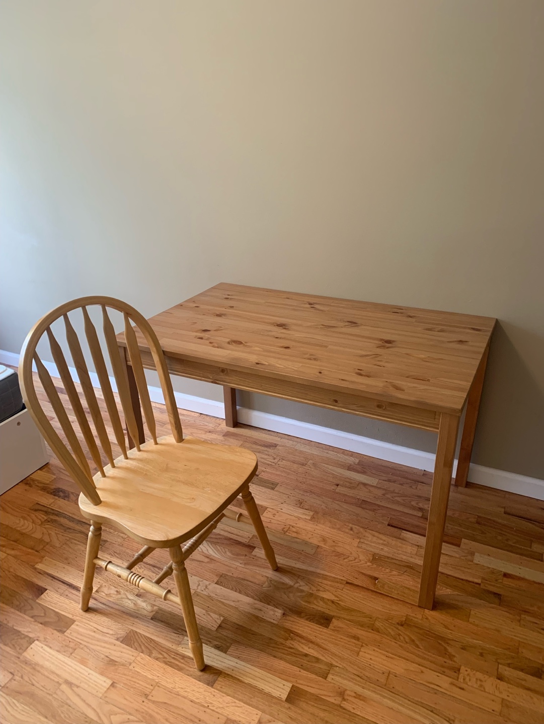 Wooden Table and Chair Set