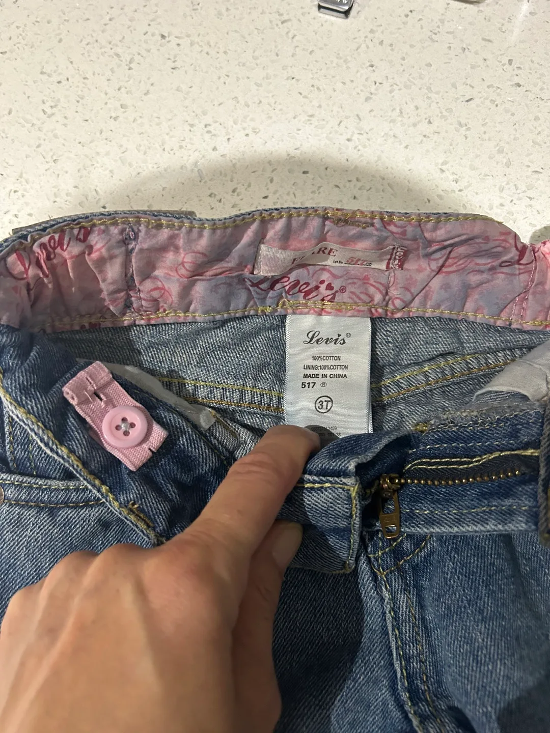 Levi's Kids Flare Jeans Size 3T image indicator(5)