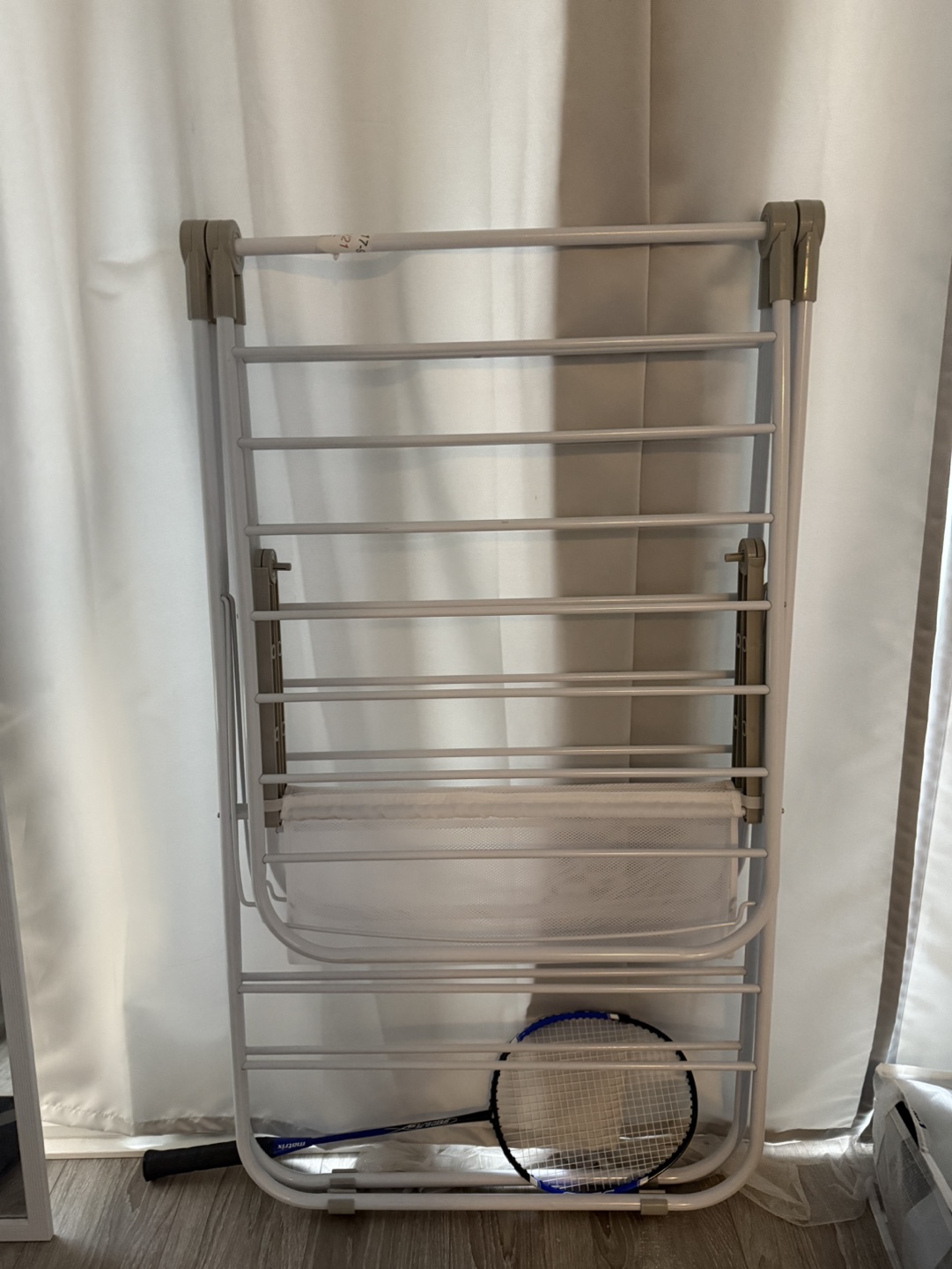 White Clothes Drying Rack - photo 2
